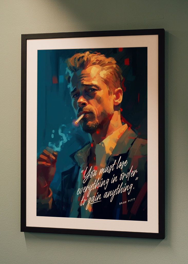 Brad Pitt Art Citat