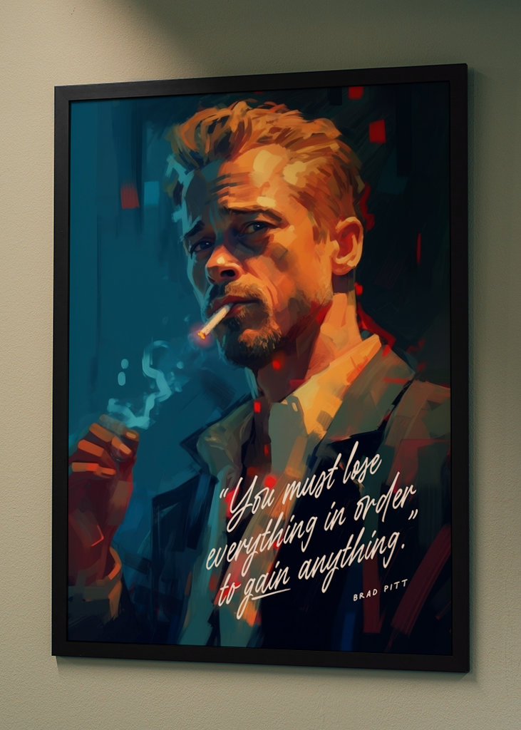 Brad Pitt Art Citat