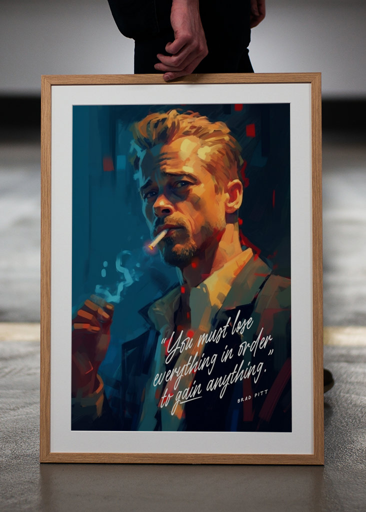 Brad Pitt Art Citat