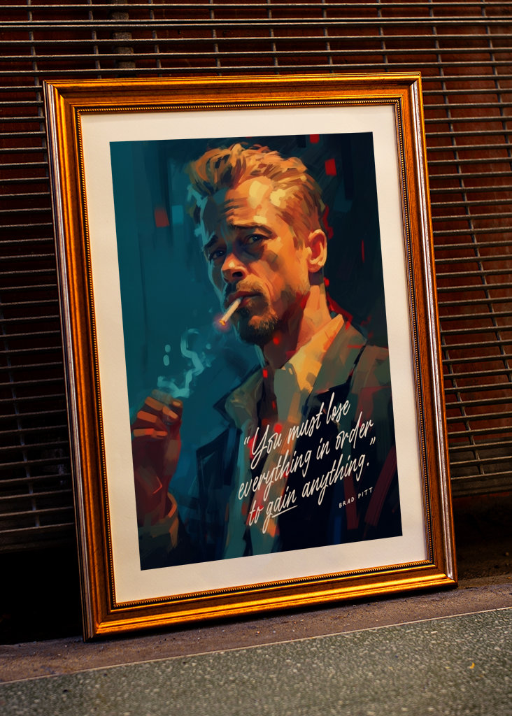 Brad Pitt Art Citat