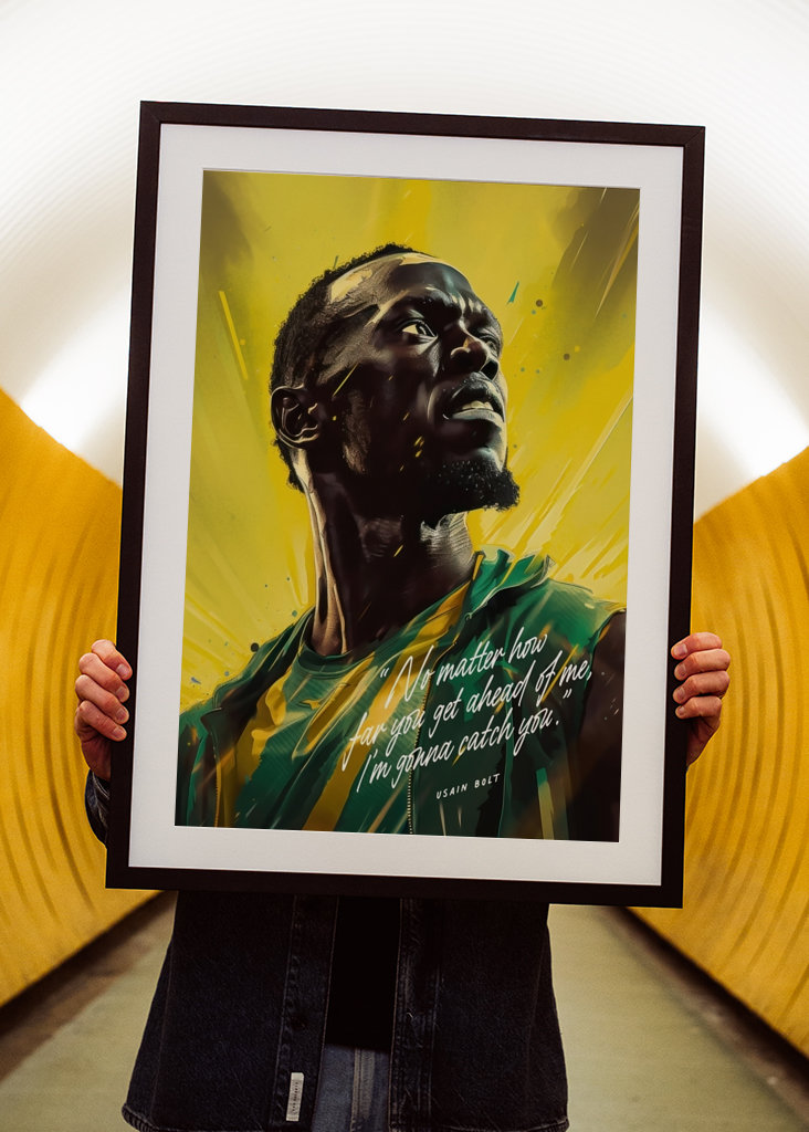 Usain Bolt Art Quote