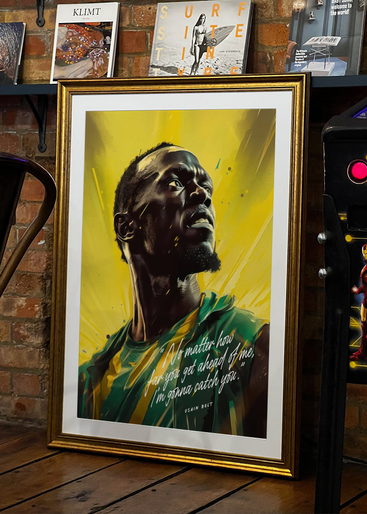 Usain Bolt Art Quote