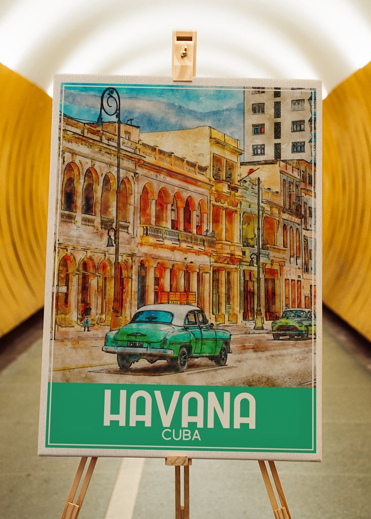 Havana Cuba Travel Art