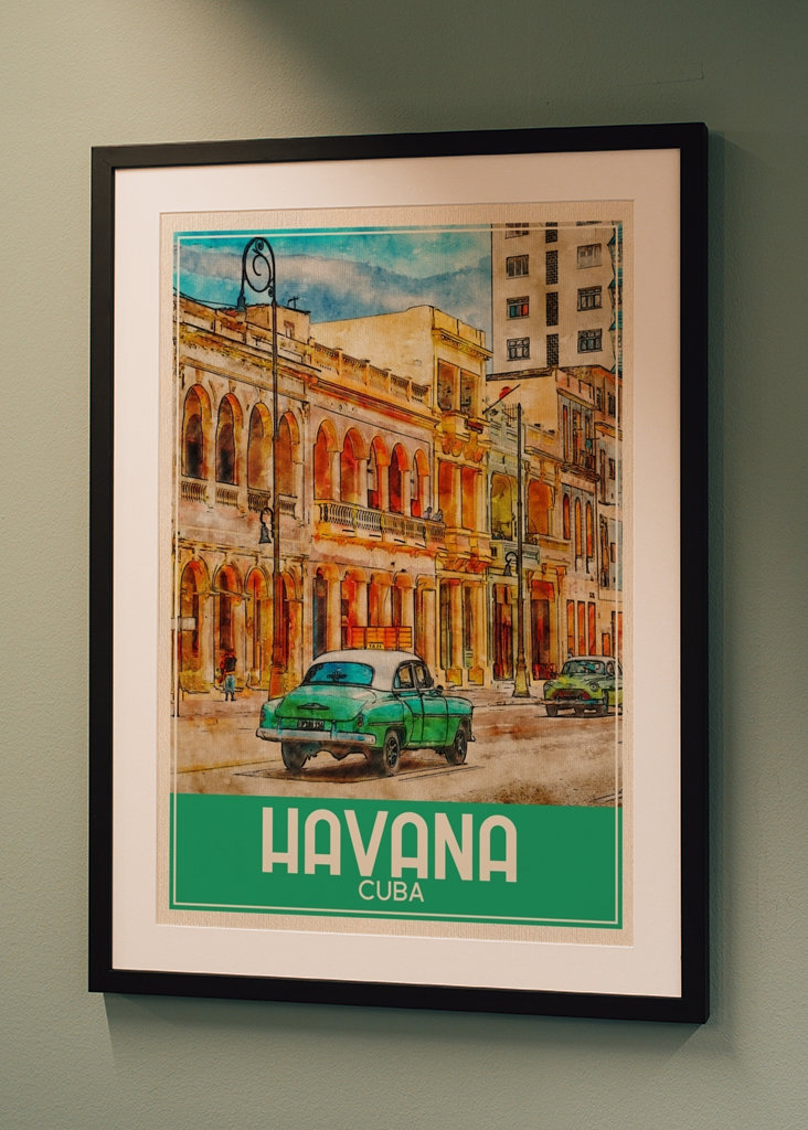 Havana Cuba Travel Art