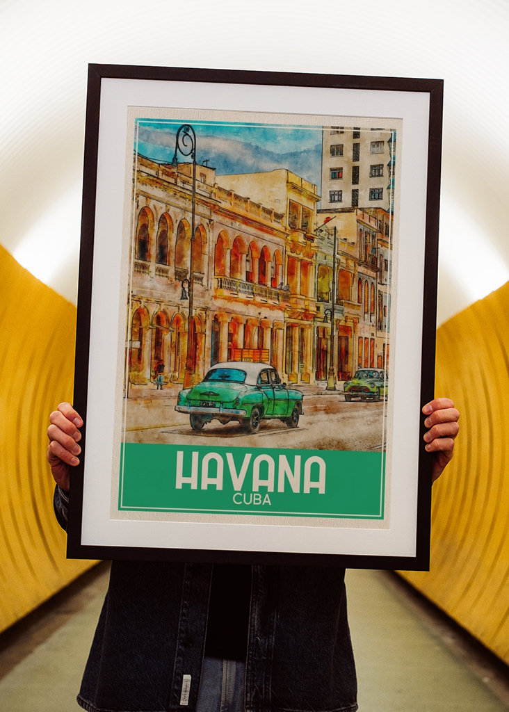 Havana Cuba Travel Art