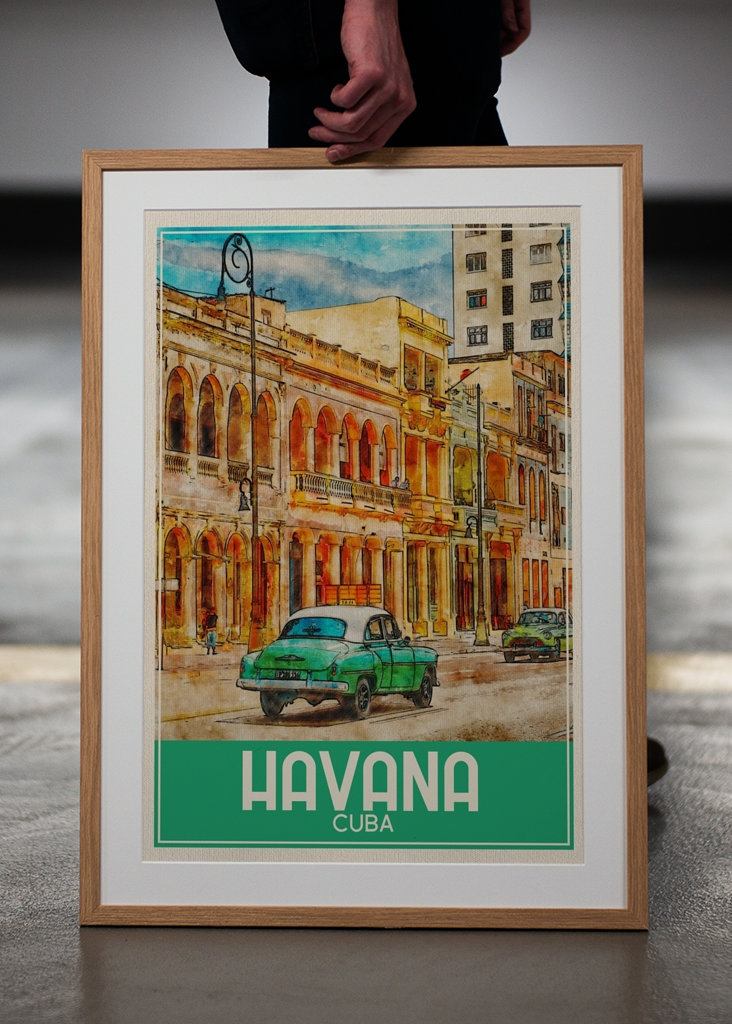 Havana Cuba Travel Art