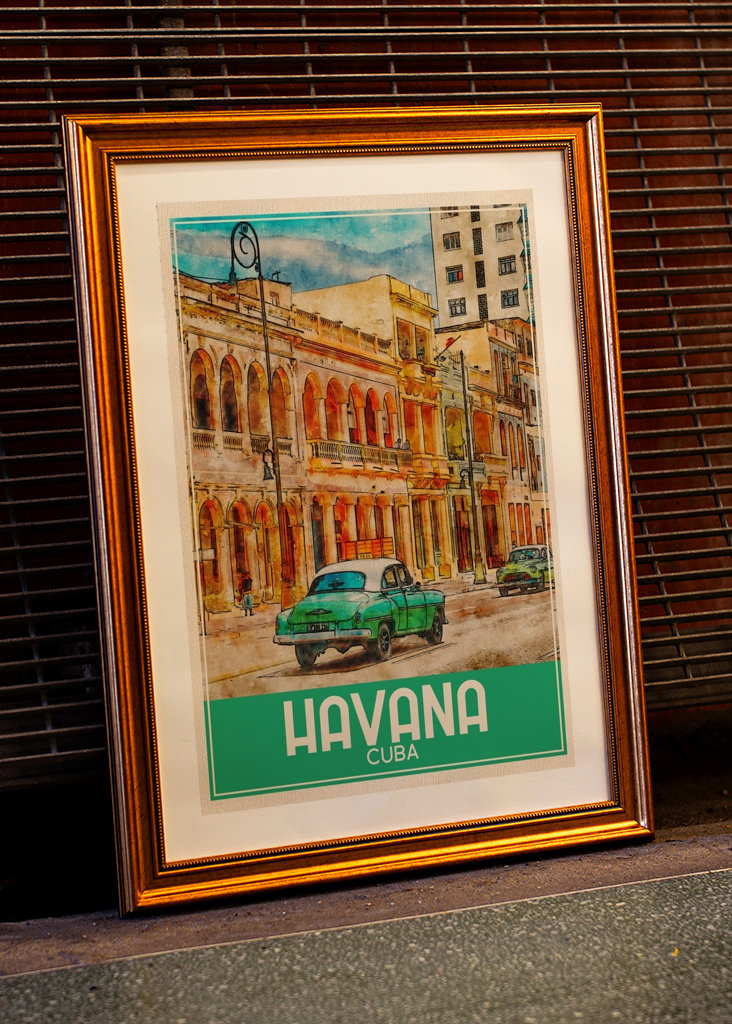 Havana Cuba Travel Art