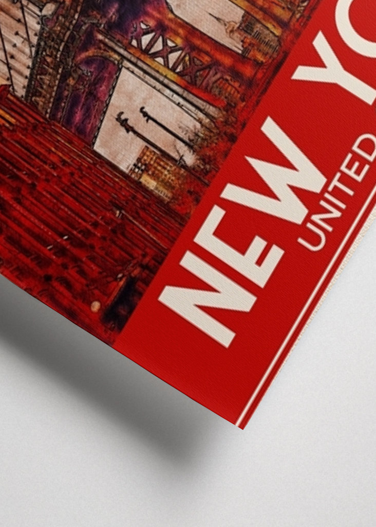 New York USA Travel Art