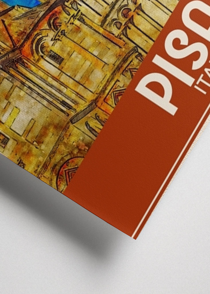 Pisa Italy Travel Art