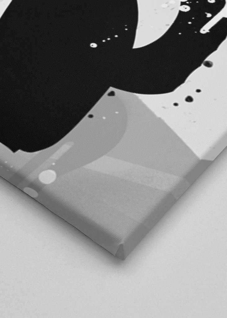 Gribouillis noir et blanc