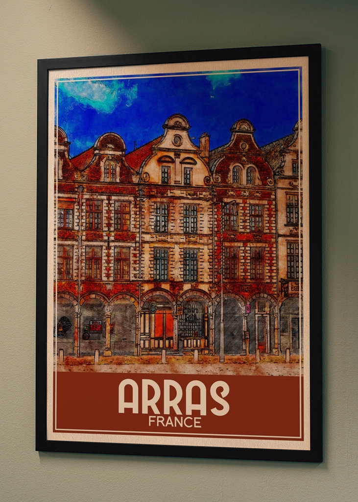 Arras Francia Travel Art