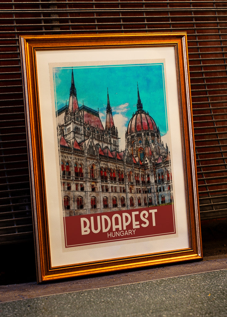Budapest Hungary Travel Art