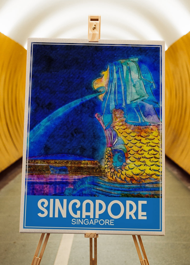 Singapore Travel Art