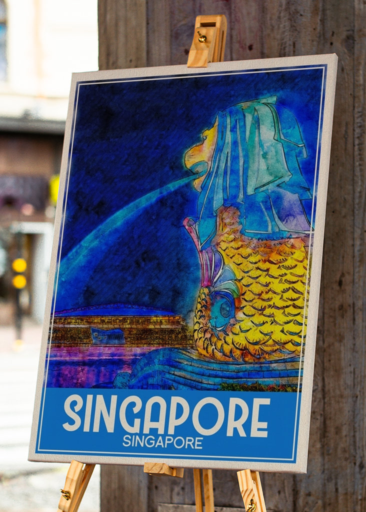 Singapore Travel Art