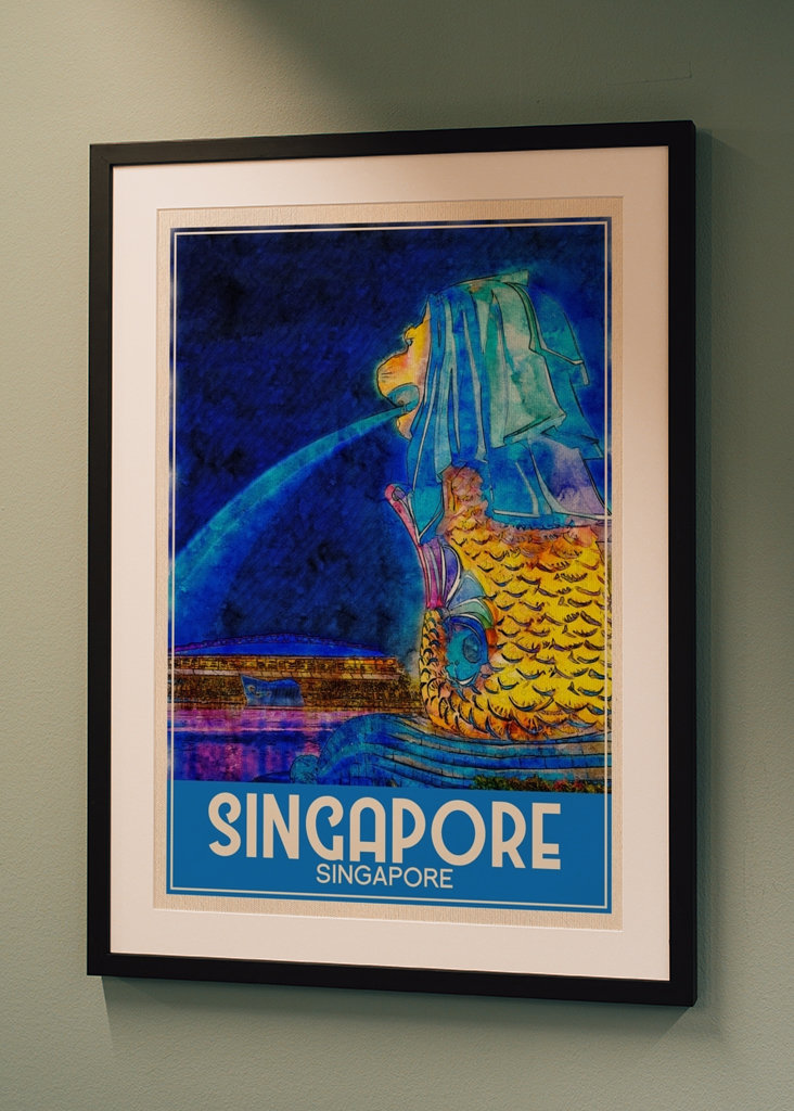 Singapore Travel Art