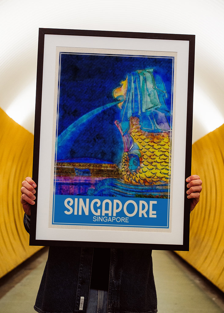 Singapore Travel Art