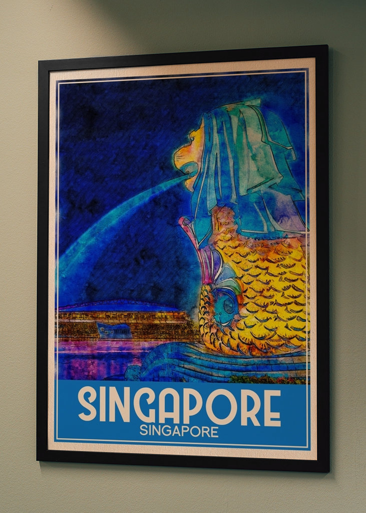 Singapore Travel Art