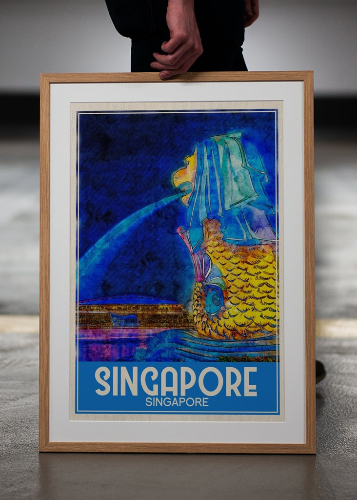 Singapore Travel Art