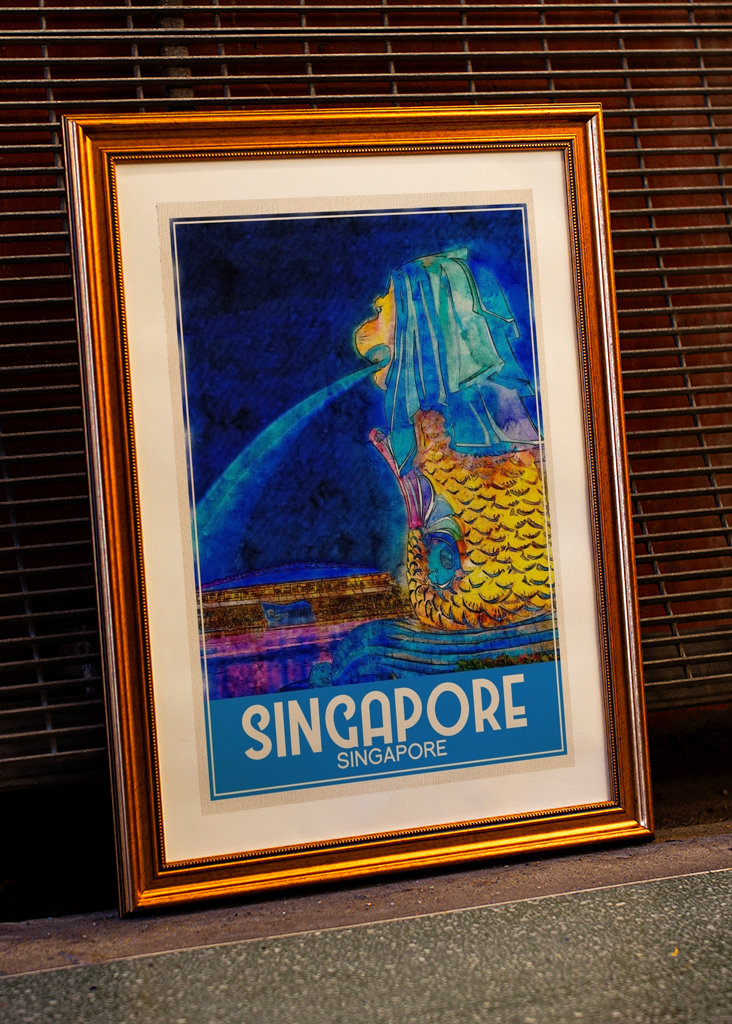 Singapore Travel Art