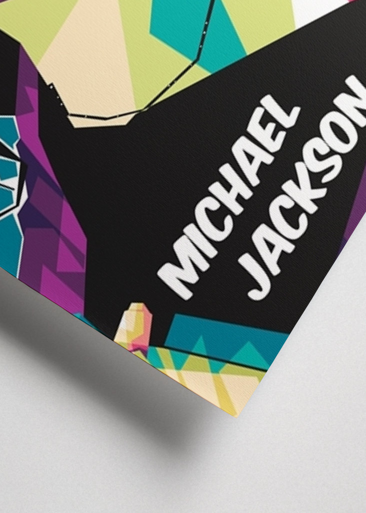 Michael Jackson pop art style
