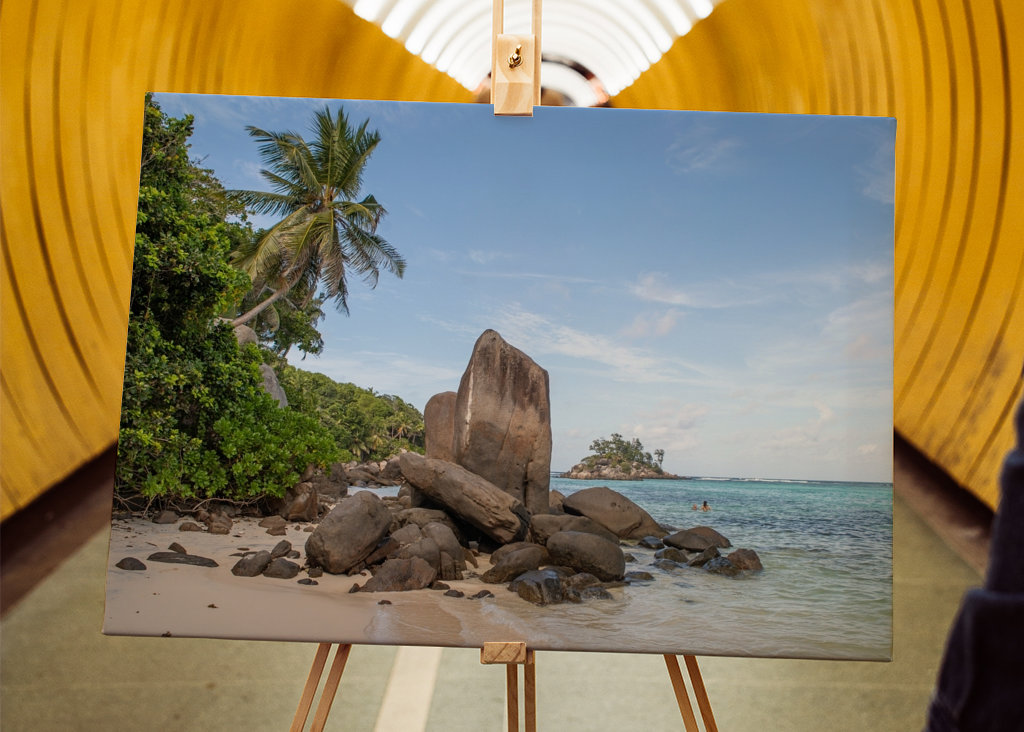 Dream beach in the Seychelles