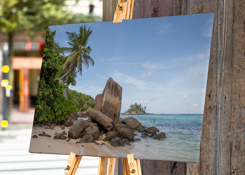 Dream beach in the Seychelles