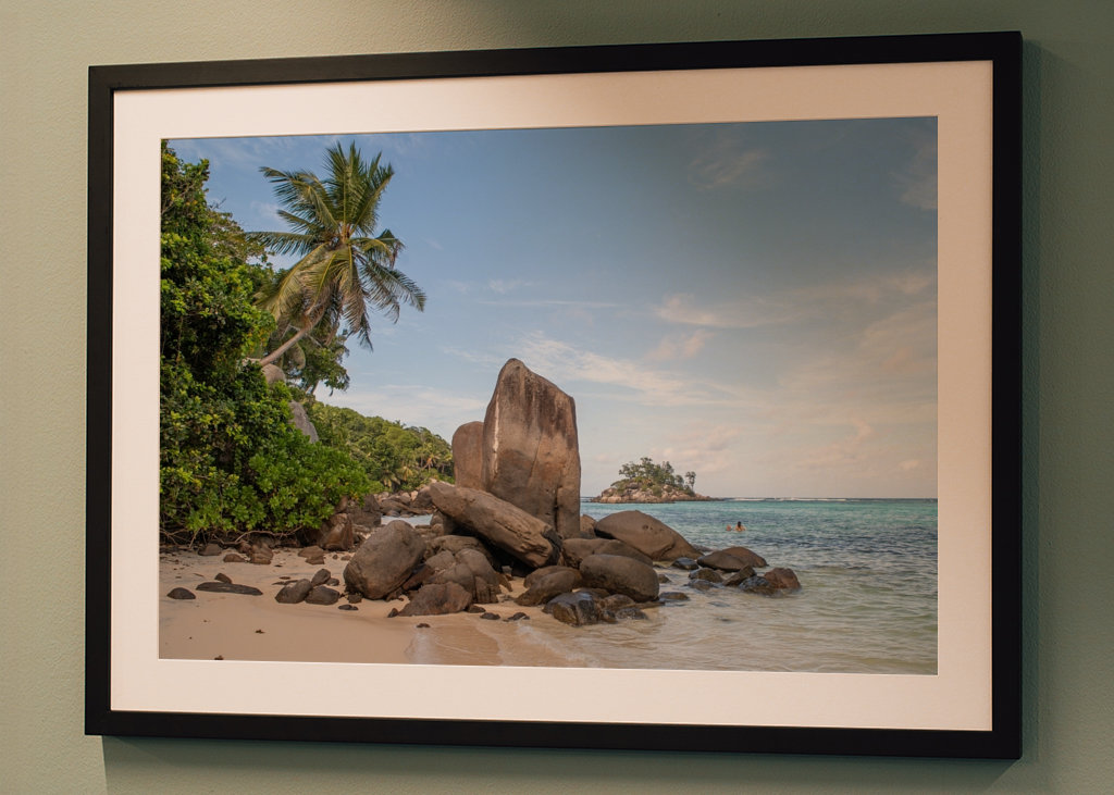 Dream beach in the Seychelles