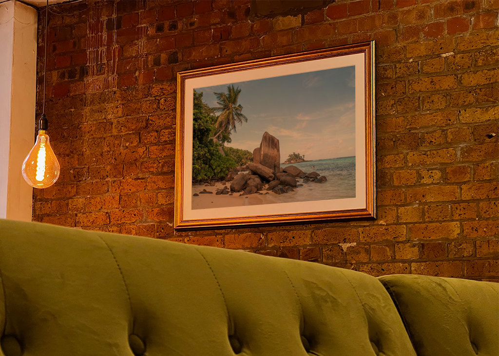 Dream beach in the Seychelles