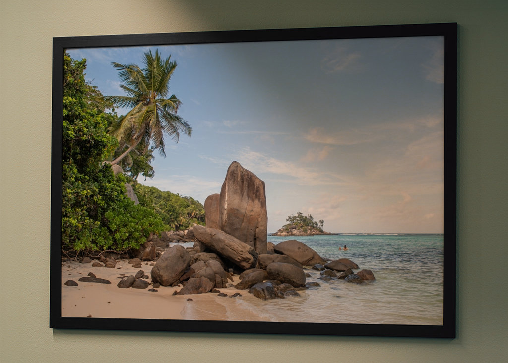 Dream beach in the Seychelles