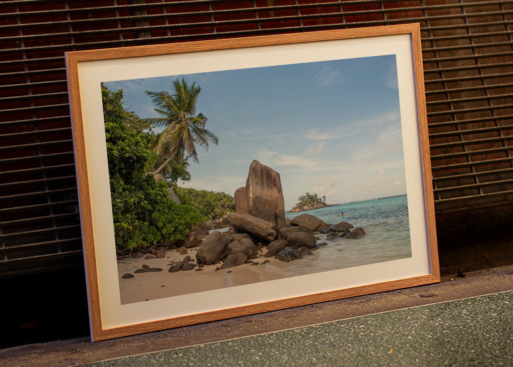 Dream beach in the Seychelles