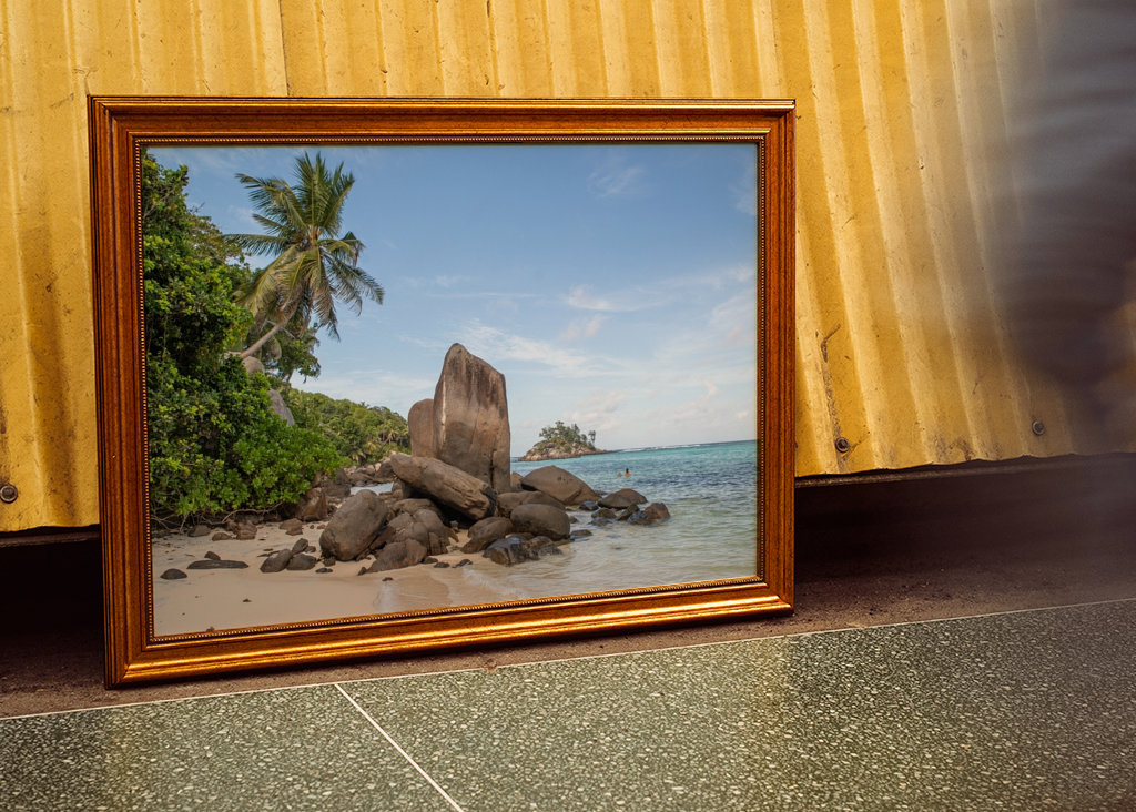 Dream beach in the Seychelles