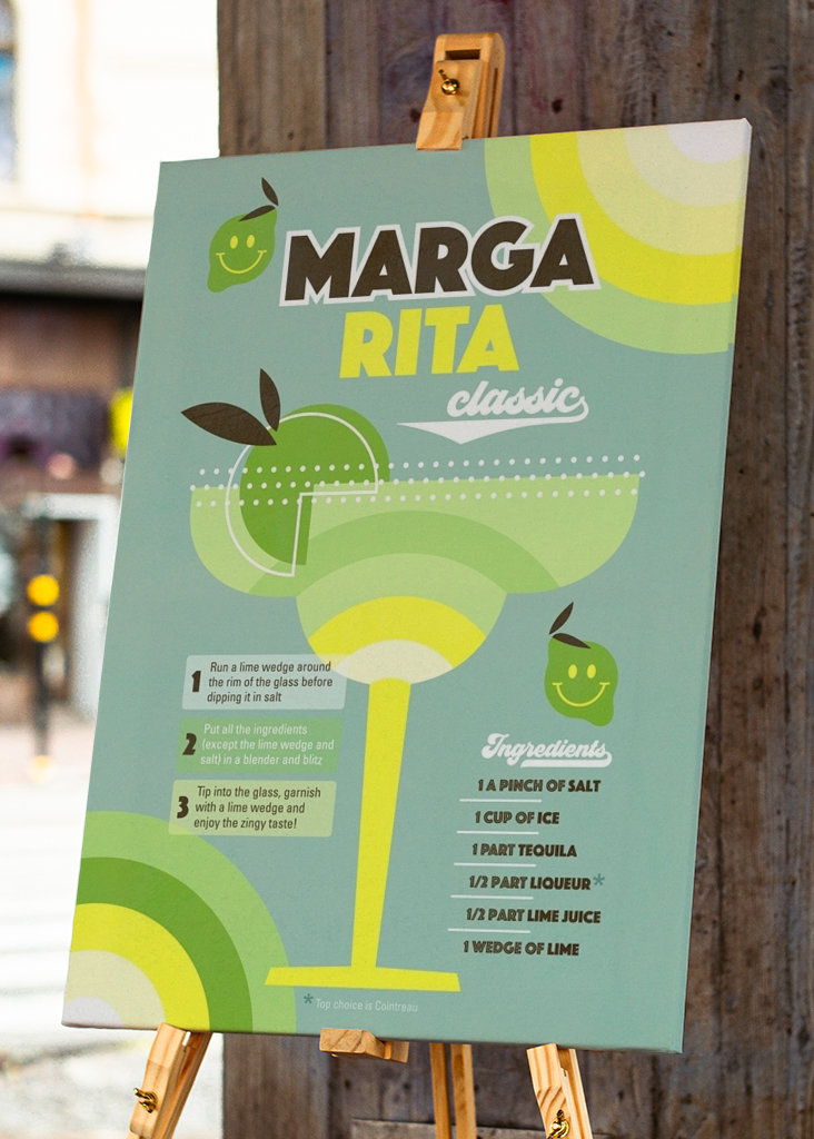 Retro Margarita Cocktail