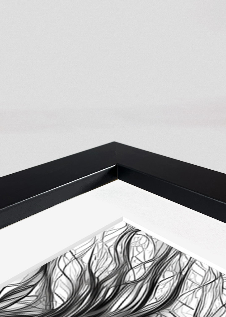 Strichzeichnungen einer Frau