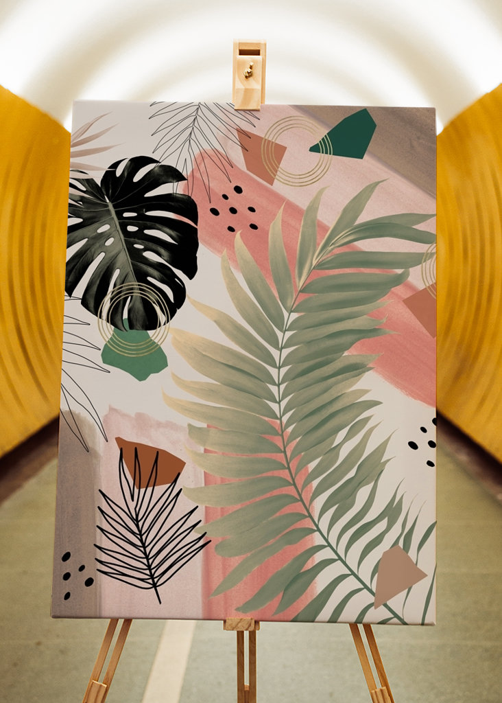 Palm Leaf Summer Glam 1