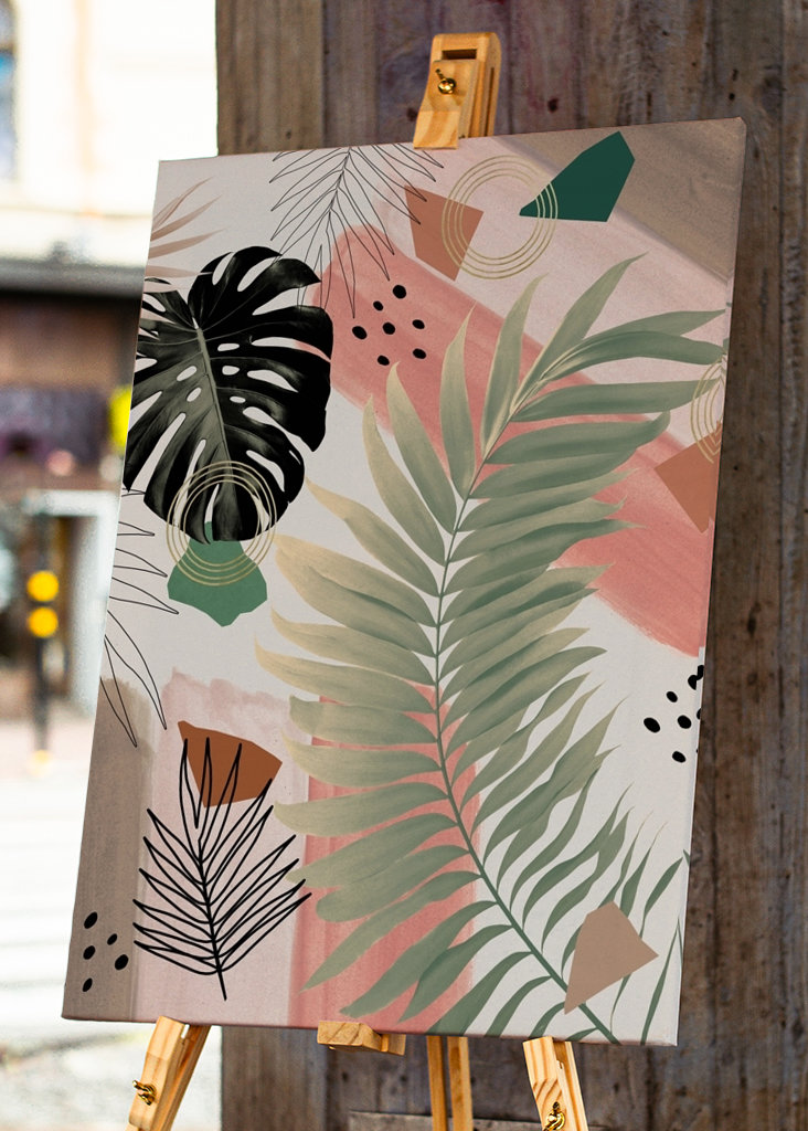 Palm Leaf Summer Glam 1