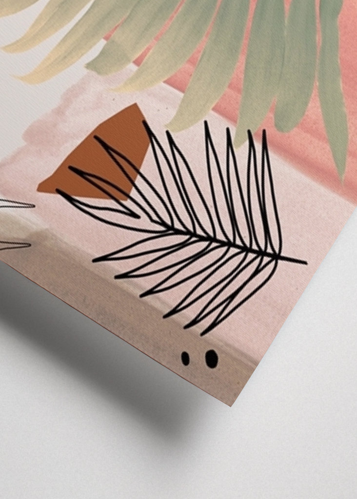 Palm Leaf Summer Glam 1