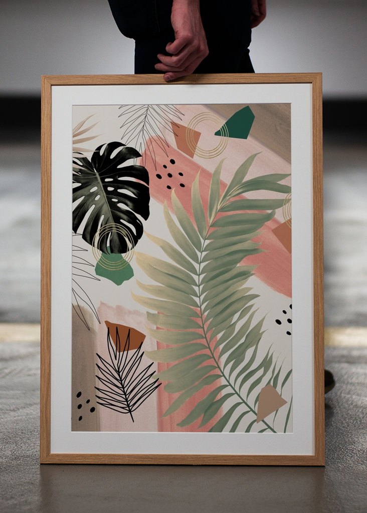 Palm Leaf Summer Glam 1