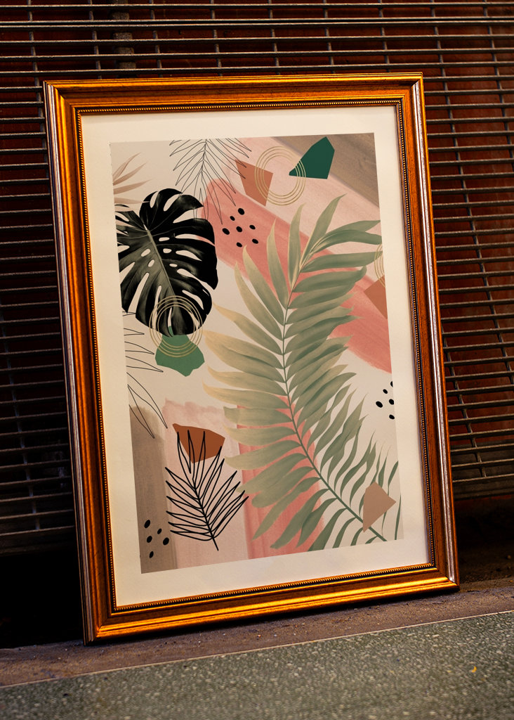 Palm Leaf Summer Glam 1