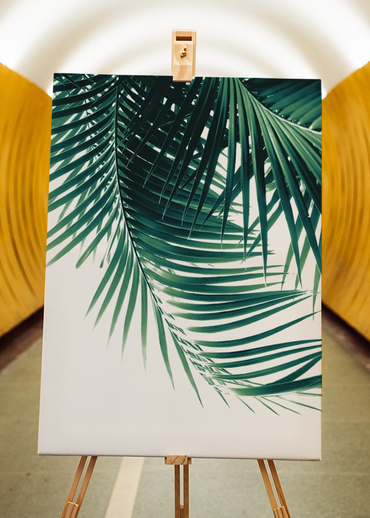 Palm Leaves Green Vibes 4
