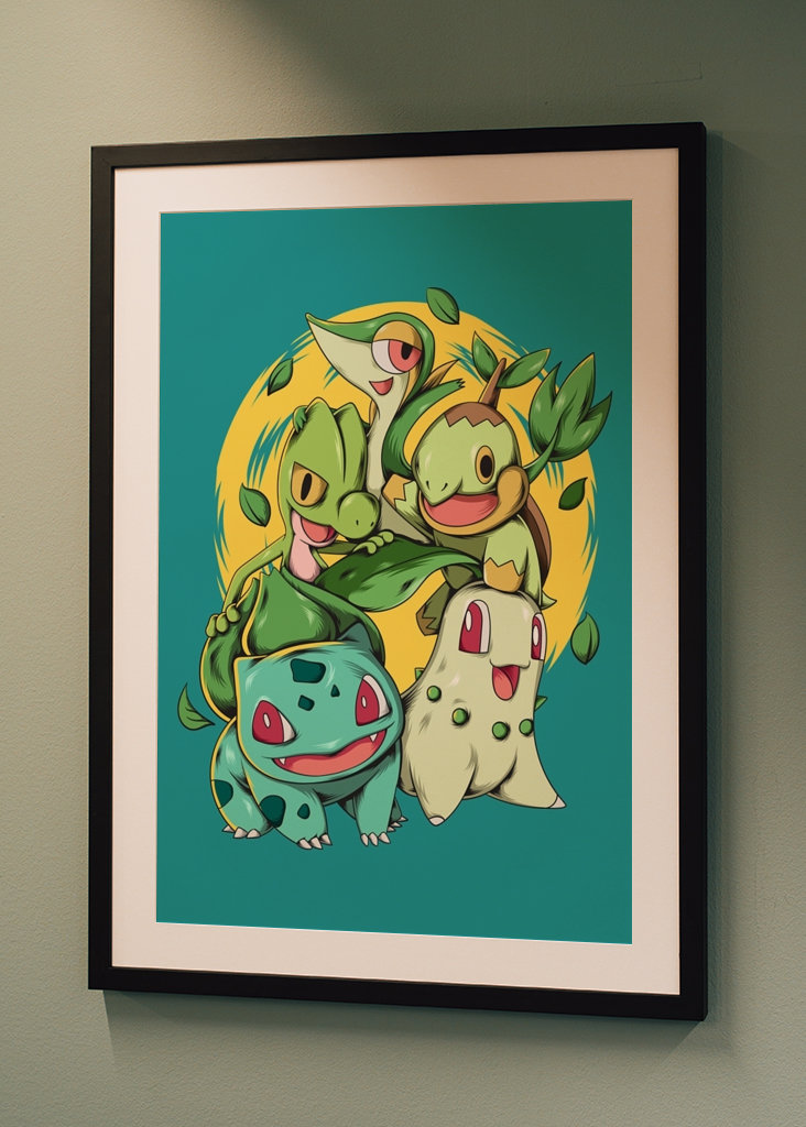 Startér Pokémonů typu trávy