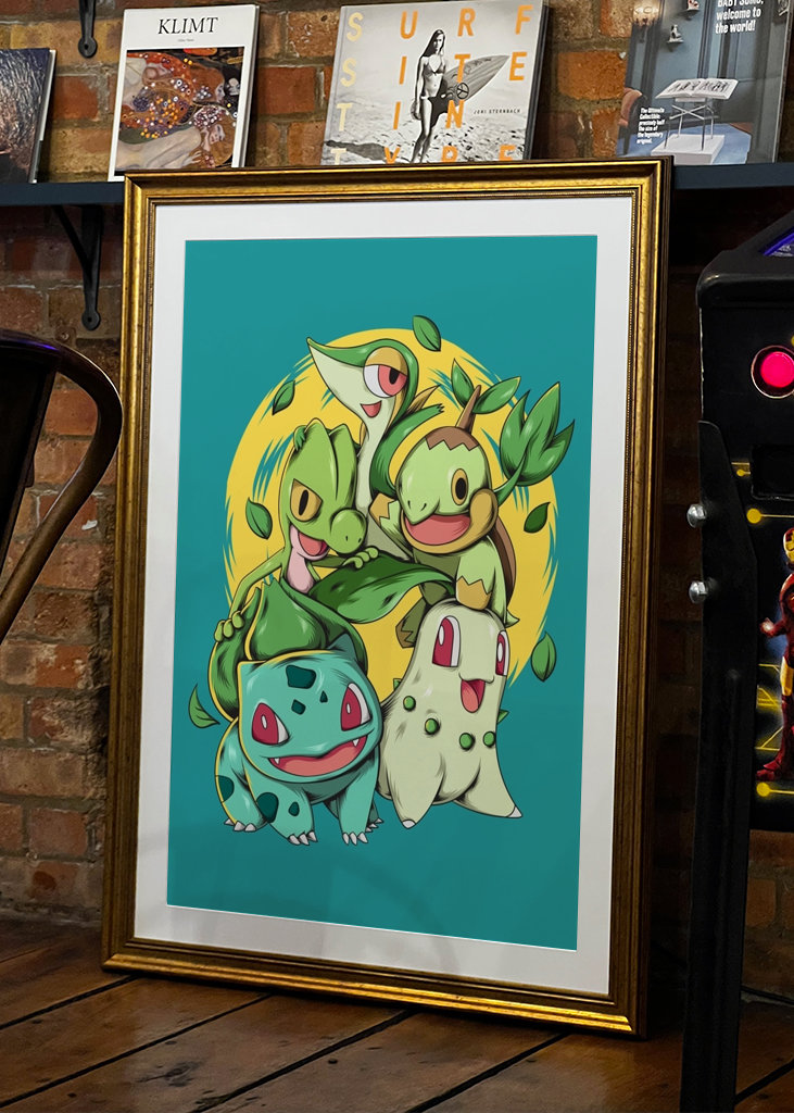 Startér Pokémonů typu trávy