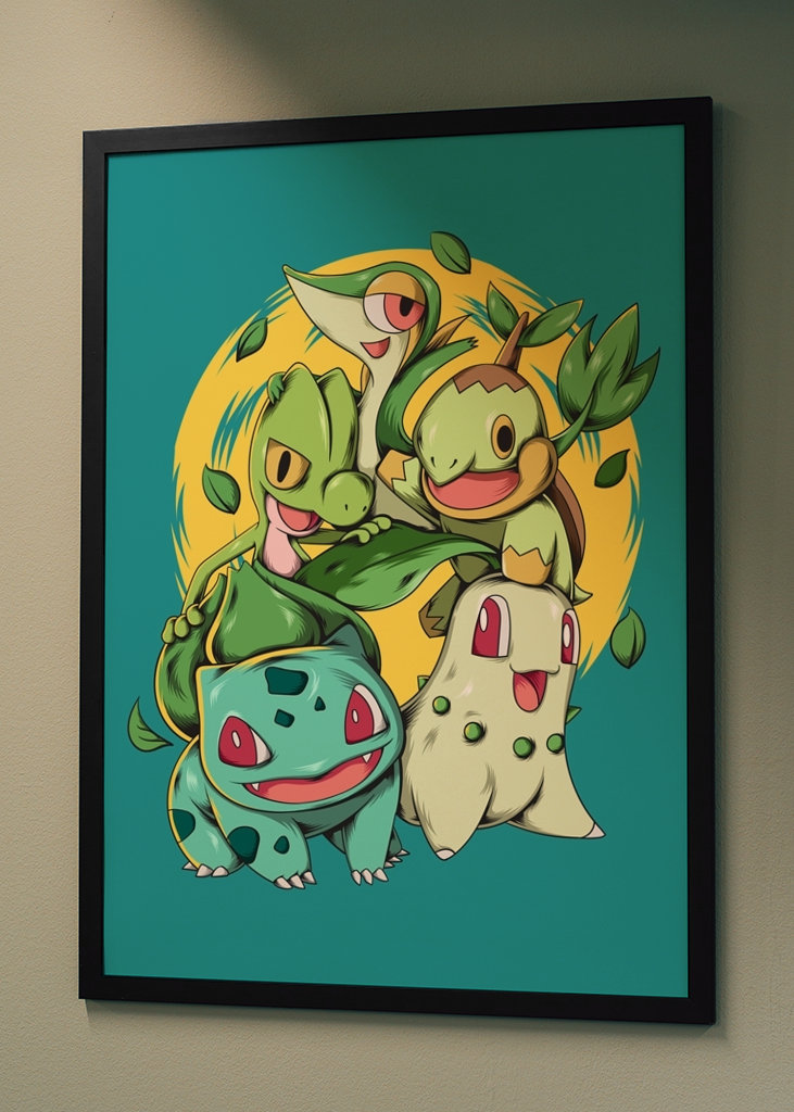 Startér Pokémonů typu trávy