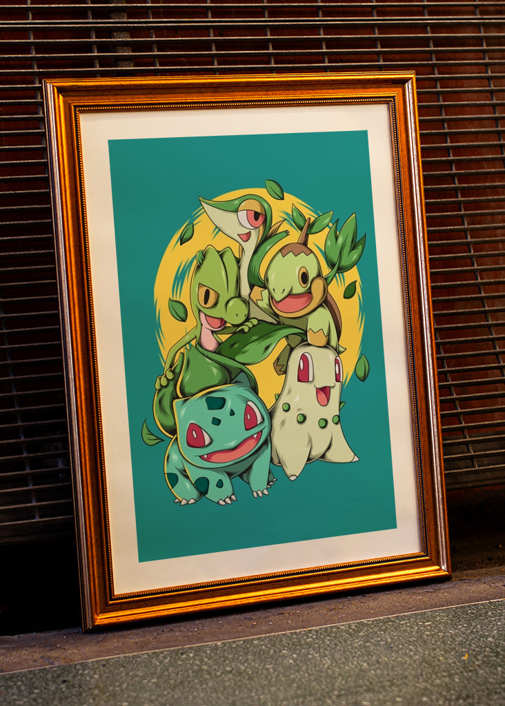 Startér Pokémonů typu trávy