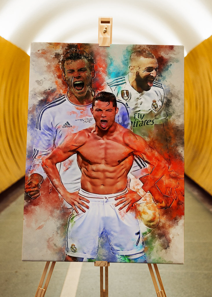 Bale, Banzema y Ronaldo