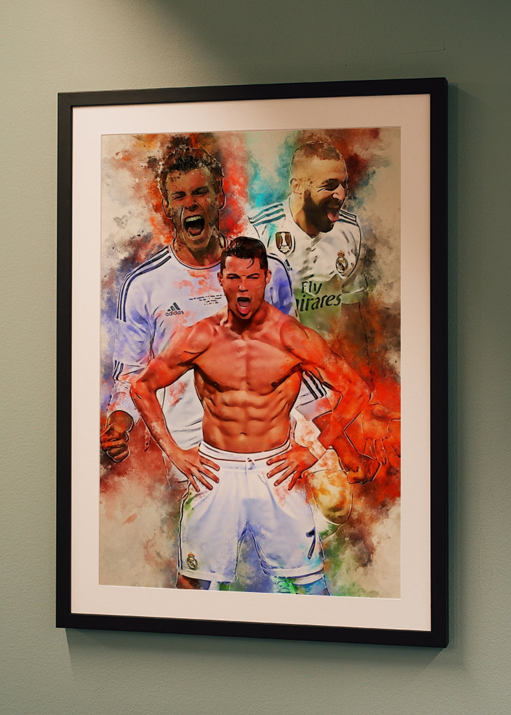 Bale, Banzema y Ronaldo