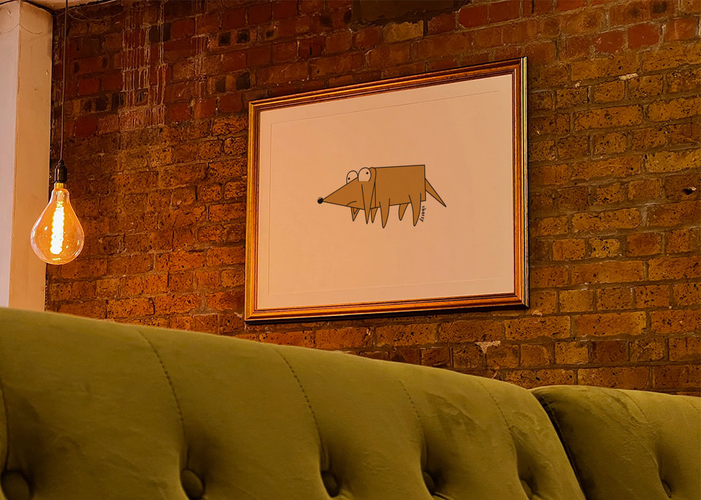 Részeg kis rajzfilm kutya Marty