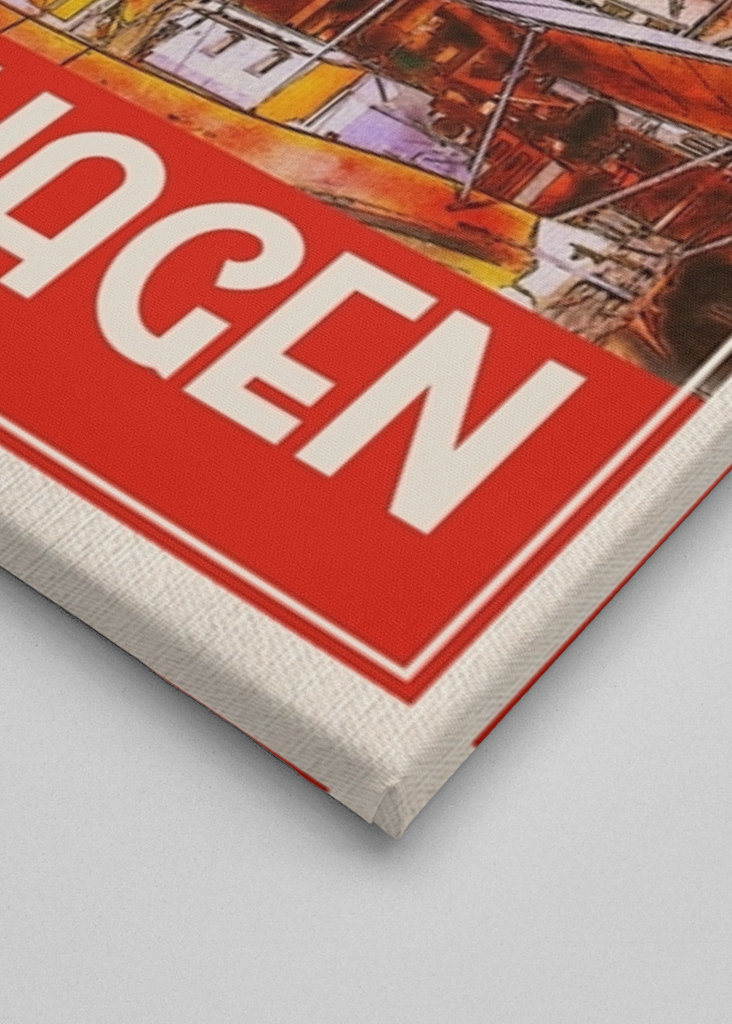 Copenhagen Denmark Travel Art