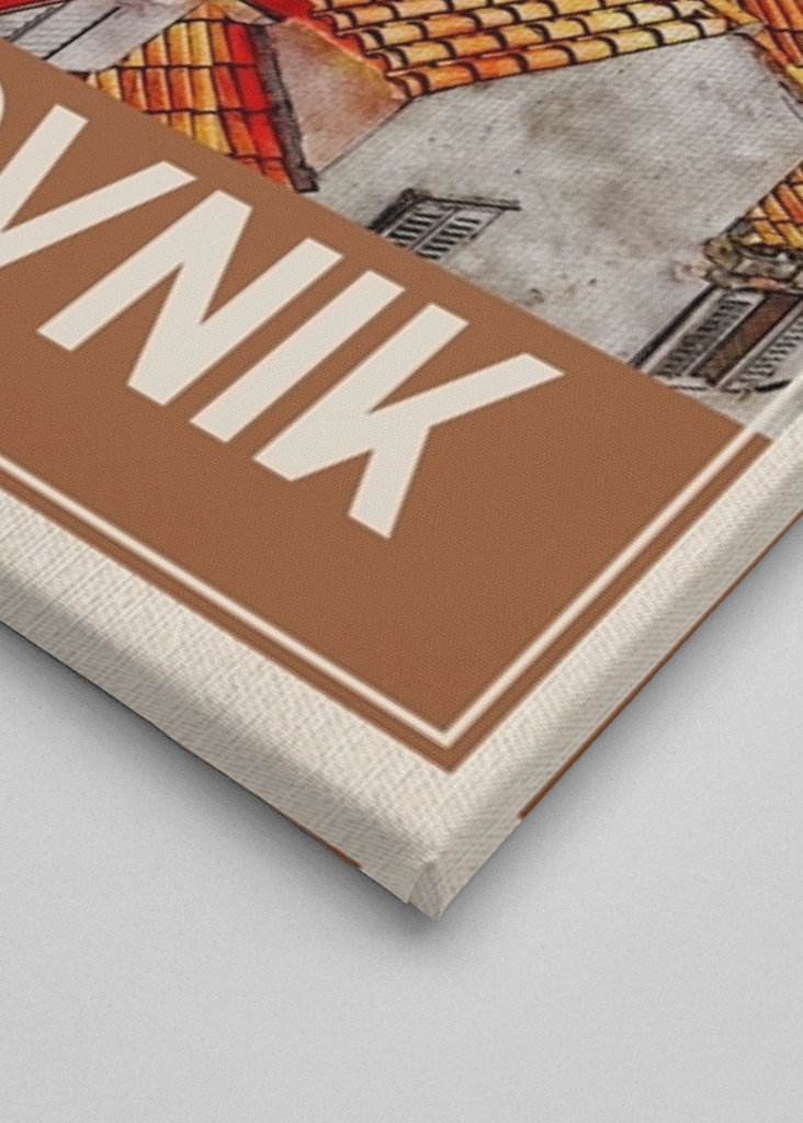 Dubrovnik Croatia Travel Art