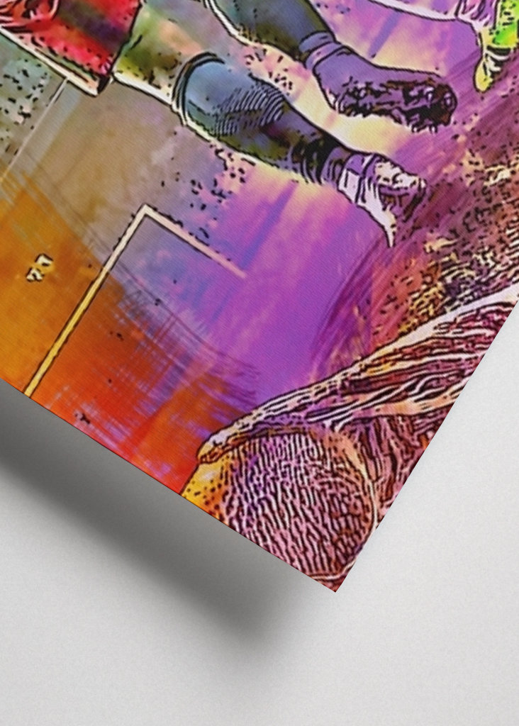 Messi und Ronaldo Poster