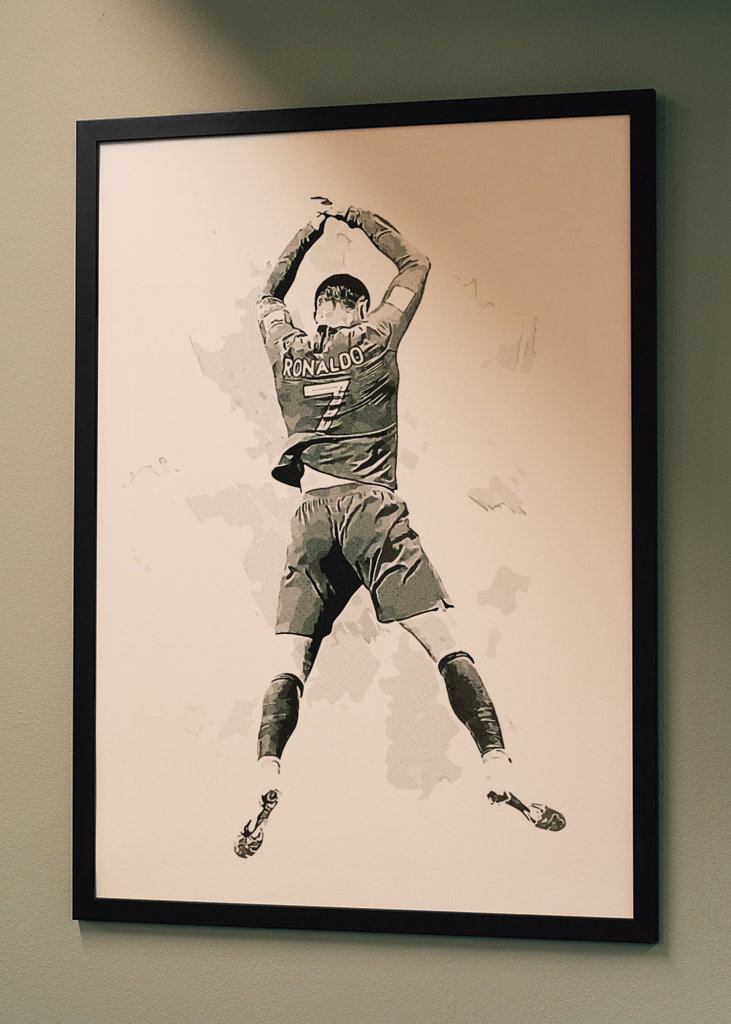 Plakát Cristiana Ronalda